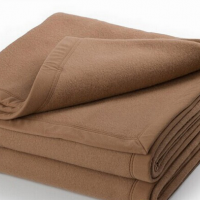 仿毛短毛绒盖毯