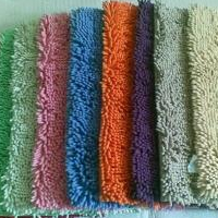 供应超柔雪尼尔簇绒地毯(超细纤维)