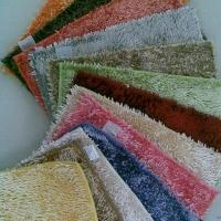 供应混批/ 亮光丝雪尼尔地毯