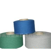 供应各种颜色7s-12s棉纱线（蓝、绿、白灰）图