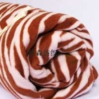 供应保暖透气印花摇粒绒毯子