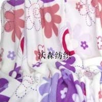 供应印花摇粒绒毯子