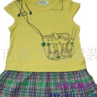 供应Q20100179-1 新款童装衣裙