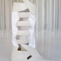 供应白色镂空时尚平底罗马式靴子