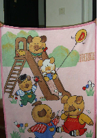 供应全棉双面拉舍儿毛毯  