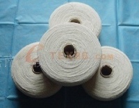 供应本白手套棉纱