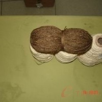 苎麻过蜡或上浆线