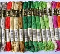 100%埃及长绒棉十字绣线