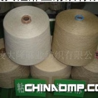 涤亚麻10支针织用纱（上蜡）