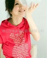 供应女士T恤，卡通红色短袖(图)