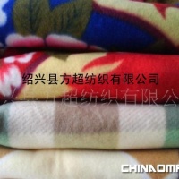 印花舒面绒毛毯/现货供应、花样齐全