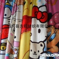 印花舒面绒毛毯