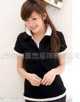供应女士T恤，经典翻领短袖(图)