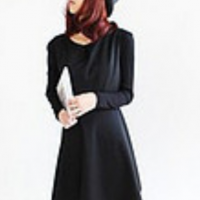 新款韩版秋装女装长袖加厚针织连衣裙订做加工 服装设计开发