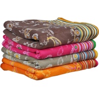 印花摇粒绒盖毯