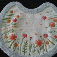 供应地垫,门垫,全晴浴室垫,晴纶印花剪花围边 地垫