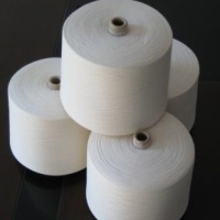 供应人棉环锭电清无结针织用纱 20S