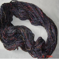 供应毛睛混纺段染合股纱 纱线