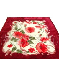 供应批发毛毯 型号364深红