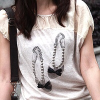 供应Z.A 96025 韩版女装丝棉 烫钻鞋子图案T恤