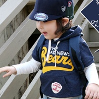 供应B2W2,韩版短袖连帽背心、马甲、亲子装，家庭装 