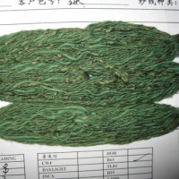 供应棉羊毛竹节纱线