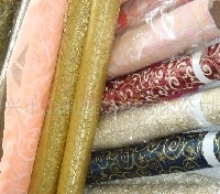 供应分切喷金珍珠纱