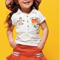 夏款韩版童装 女童白绣花T恤红b2w2裙子 童套装供应