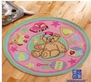 供应泰迪熊图案 地毯 