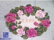 供应玫瑰花地毯