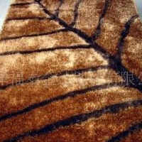 供应中国结地毯加丝长毛地毯